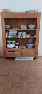 Massief eikenhouten kast  (onbehandeld), Huis en Inrichting, Ophalen, Gebruikt, 100 tot 150 cm, 100 tot 150 cm