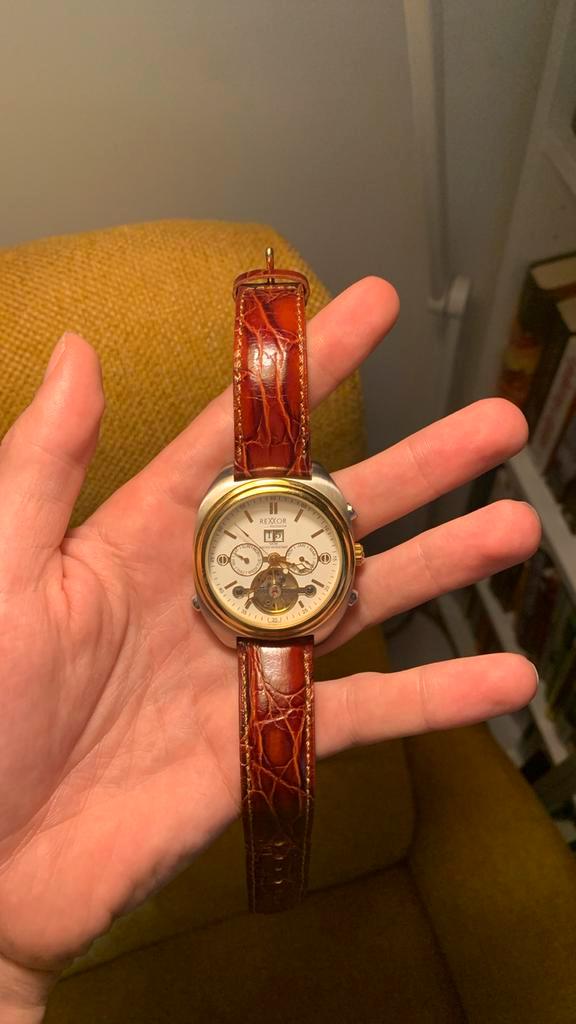 Rexor Heren Horloge - Automatisch uurwerk, Sieraden, Tassen en Uiterlijk, Horloges | Heren, Zo goed als nieuw, Overige merken