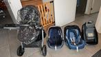MAXI COSI Stroller Zelia 2 in 1 Black, Ophalen, Gebruikt, Met autostoeltje, Combiwagen