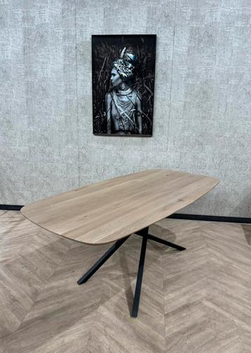 Eiken Deens ovaal eettafel Tinello 200x100 *nieuw beschikbaar voor biedingen