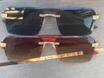 Luxe cartier zonnebril UV400 uni bruin - zwart, Overige merken, Zonnebril, Zwart, Nieuw