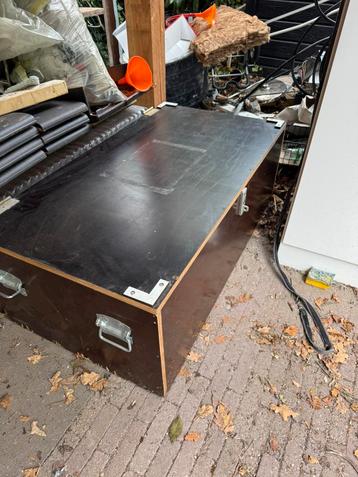 Opberg kist Box  Flight case Aanhanger dissel bak  beschikbaar voor biedingen