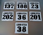 Lenin Emaillen Straatnaam Borden Origineel 10 verschillen, Ophalen of Verzenden
