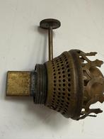Antieke messing olielampbrander, Ophalen of Verzenden
