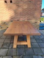 Mooie robuuste eikenhouten eettafel, Huis en Inrichting, Ophalen, Eikenhout, 50 tot 100 cm, Zo goed als nieuw
