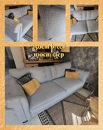 GRATIS Grijze 3 zits en love seat, Huis en Inrichting, Banken | Bankstellen, Ophalen, Gebruikt