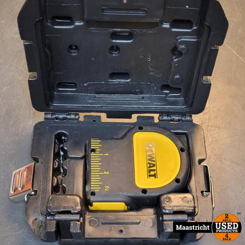Dewalt DW082 laser waterpas, in zeer goede staat, met koffer, Doe-het-zelf en Verbouw, Meetapparatuur, Gebruikt