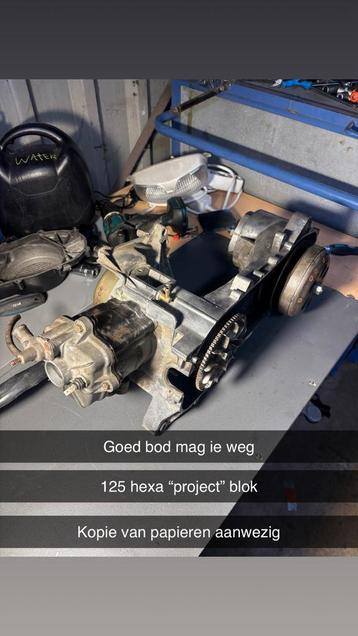 Hexagon 125 LC blok “lichte opknapper” beschikbaar voor biedingen