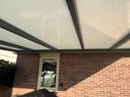 Terrasoverkapping met melkglas dak en verlichting, Tuin en Terras, Overkappingen, Ophalen, Gebruikt, Veranda