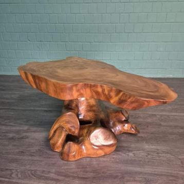 Salontafel Teak-Wortelhout 1,17 m x 0,65 m Art. Nr.: 27617 beschikbaar voor biedingen