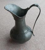 Antieke tinnen vaas gemerkt handgeklopt, 30 cm hoog,1819 gr., Antiek en Kunst, Ophalen