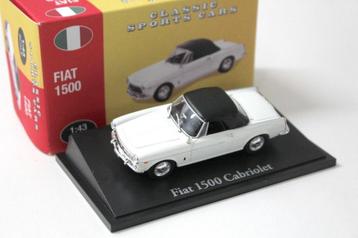Fiat 1500 Cabrio, 1/43, Atlas beschikbaar voor biedingen