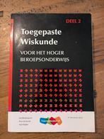 Toegepaste Wiskunde, Blankespoor, Joode, Sluijter, Ophalen of Verzenden, Gelezen