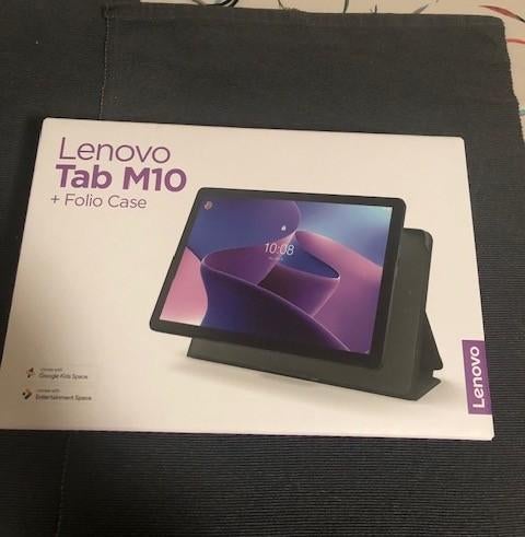 Lenovo Tab M10 64GB Wifi +Folio case (3rd Gen), Computers en Software, Android Tablets, Zo goed als nieuw, Wi-Fi en Mobiel internet