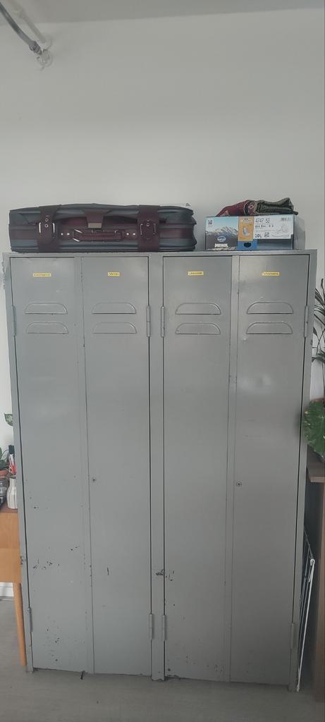Vintage lockerkast, Huis en Inrichting, Kasten | Lockerkasten, Gebruikt, Ophalen