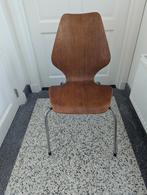 4 Vintage Vlinderstoelen - Goede Staat, Huis en Inrichting, Stoelen, Gebruikt, Bruin, Vintage, Ophalen of Verzenden