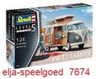 Revell 1:24 VOLKSWAGEN T1 Camper modelbouw 7674 (1962), Nieuw, Revell, Ophalen of Verzenden, Groter dan 1:32