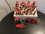 Helleboel houten kerstmannetjes., Diversen, Ophalen, Zo goed als nieuw