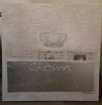 Schilderij crown, Ophalen, Zo goed als nieuw, Schilderij, 75 cm of meer