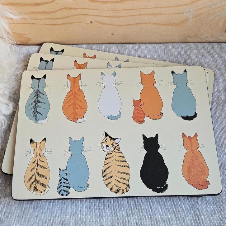 Ulster Weavers Cats in Waiting 3 placemats onderzetters, Huis en Inrichting, Woonaccessoires | Onderzetters, Zo goed als nieuw