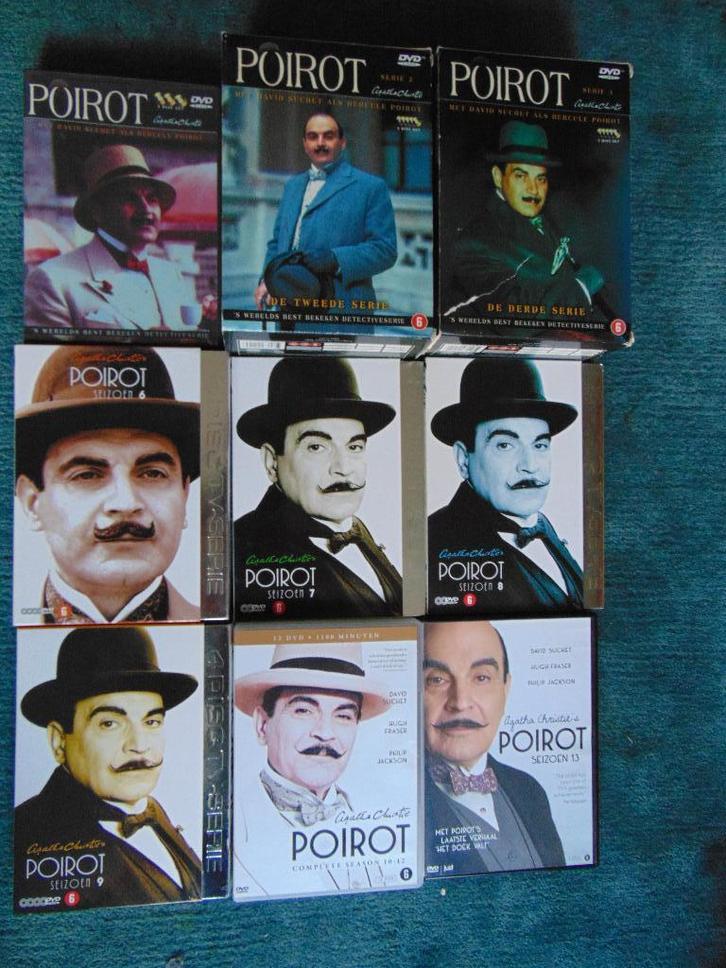 Poirot diverse seizoenen, Cd's en Dvd's, Dvd's | Tv en Series, Zo goed als nieuw, Overige genres, Vanaf 6 jaar, Ophalen of Verzenden