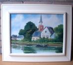 Jan Kelderman (1914-1990) - Broek in Waterland - 30 x 40 cm, Antiek en Kunst, Ophalen of Verzenden