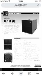HK audio R-serie te koop, Gebruikt, 120 watt of meer, Front, Rear of Stereo speakers, Ophalen