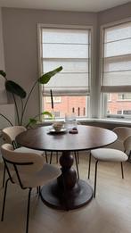 Woood blanco eettafel diameter 120, Huis en Inrichting, Tafels | Salontafels, Ophalen, 100 tot 150 cm, Rond, Zo goed als nieuw