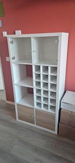 Kallax kast met indelingen, Huis en Inrichting, Kasten | Vitrinekasten, Ophalen, Gebruikt, 100 tot 150 cm, 25 tot 50 cm