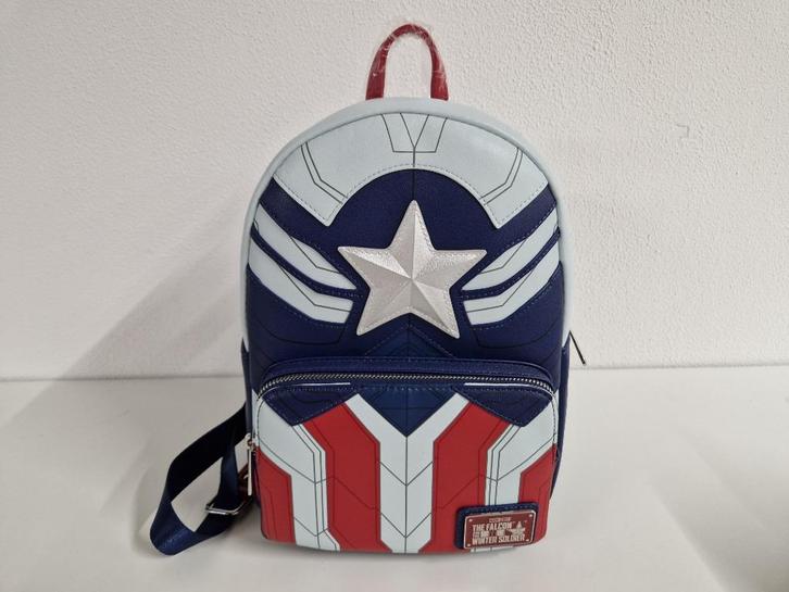 Captain America Mini Backpack Loungefly NEW, Sieraden, Tassen en Uiterlijk, Tassen | Rugtassen, Nieuw, Overige merken, Ophalen of Verzenden