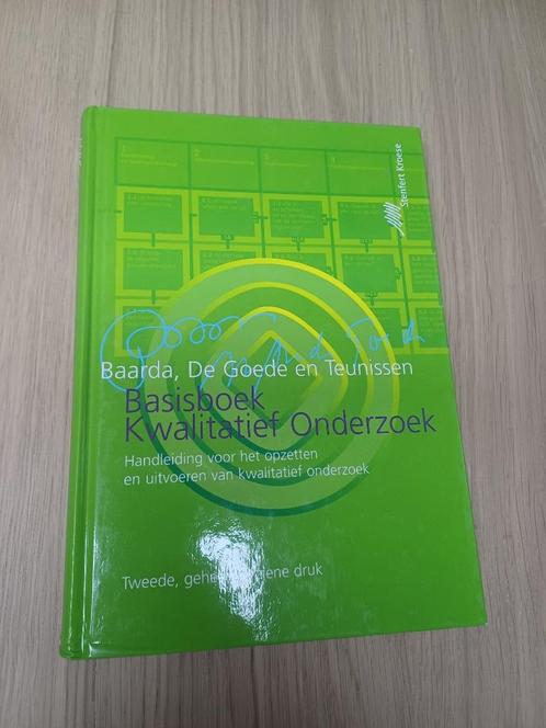 Basisboek kwalitatief onderzoek, Boeken, Studieboeken en Cursussen, Zo goed als nieuw, Beta, Ophalen of Verzenden