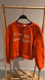 H&M oranje sweater, Kleding | Dames, Ophalen of Verzenden, Zo goed als nieuw, Maat 36 (S), Oranje