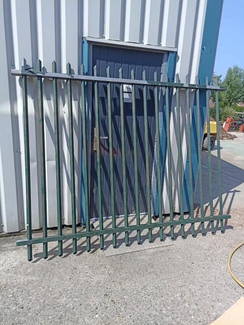 Partij Heras Hekwerk, Tuin en Terras, Tuinhekken en Hekwerk, Gebruikt, Spijlenhekwerk, IJzer, Ophalen
