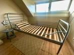 Grijs Spijlen bed , 1-persoons, Huis en Inrichting, Slaapkamer | Bedden, Ophalen, 90 cm, Eenpersoons, Stoer, industrieel, robuust, landelijk, romantisch