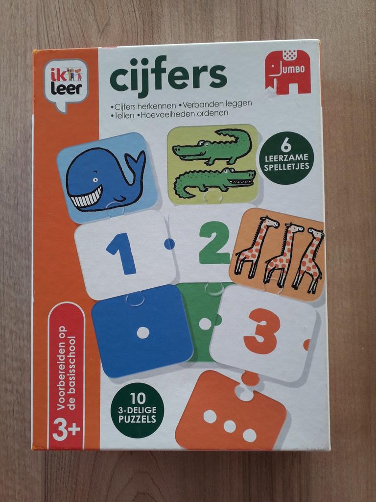 Jumbo Ik Leer Cijfers 1-10 - Zo Goed Als Nieuw, Ophalen of Verzenden, 10 tot 50 stukjes, Zo goed als nieuw, 2 tot 4 jaar