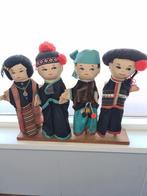 Handgemaakte Mongoolse/Chinese handpoppen., Verzamelen, Poppetjes en Figuurtjes, Zo goed als nieuw, Ophalen