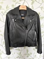 Denham zwart leren jas jack jasje maat 36 - 38, Denham, Zwart, Ophalen of Verzenden, Zo goed als nieuw