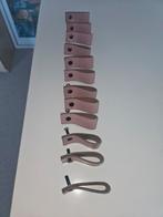 Roze leren kastgrepen hemnes ladekast / commode - 12 stuks, Gebruikt, Overige typen, Minder dan 100 cm, 25 tot 50 cm