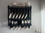 Houten Bordenrek - Hoef en Haag, Met plank(en), Minder dan 50 cm, Gebruikt, Ophalen of Verzenden