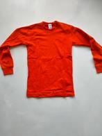 Vintage katoen oranje shirt Jansen en Tilanus '70, Verzamelen, Nieuw, Shirt, Ophalen of Verzenden