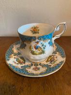 Bone china theekop en schotel, Ophalen of Verzenden