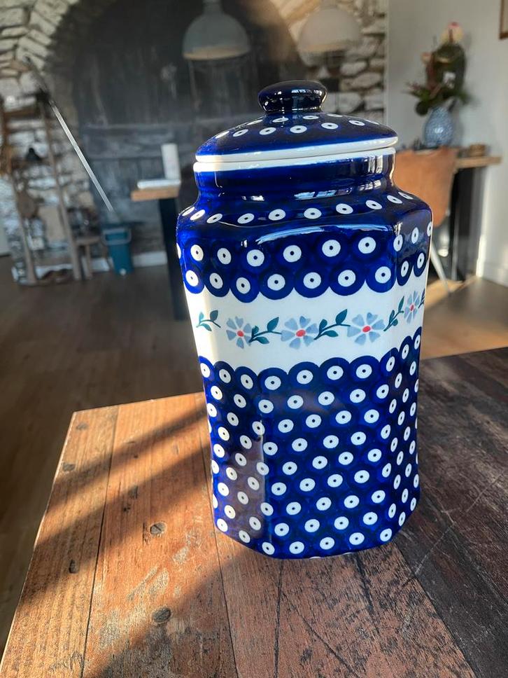 Bunzlau Keramiek Pot 5x, Huis en Inrichting, Woonaccessoires | Schalen en Manden, Zo goed als nieuw, Schaal, Rond, Porselein of Keramiek