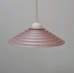 Roze vintage hanglamp glas, Ophalen of Verzenden, Gebruikt, Glas, Minder dan 50 cm