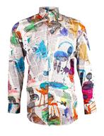 Mascolori overhemd Easton Davy shirt maat XL, Mascolori, Halswijdte 43/44 (XL), Ophalen of Verzenden, Zo goed als nieuw