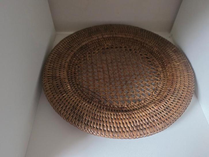 6 x rotan onderbord, Huis en Inrichting, Woonaccessoires | Onderzetters, Zo goed als nieuw, Overig, Ophalen of Verzenden