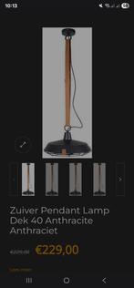 2 Zuiver Dek 40 Hanglampen - Industrieel Design, Huis en Inrichting, Lampen | Hanglampen, Ophalen, Zo goed als nieuw