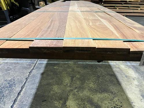 Hardhout-Cumaru–vlonderplanken-terrasplanken-planken-vlonder, Tuin en Terras, Palen, Balken en Planken, Nieuw, Planken, 250 cm of meer