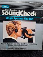 Sima camcorder speaker head set, Audio, Tv en Foto, Videocamera's Analoog, Ophalen of Verzenden, Overige typen