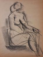 Cubistische naakt tekening door Leo Gestel, Ophalen of Verzenden