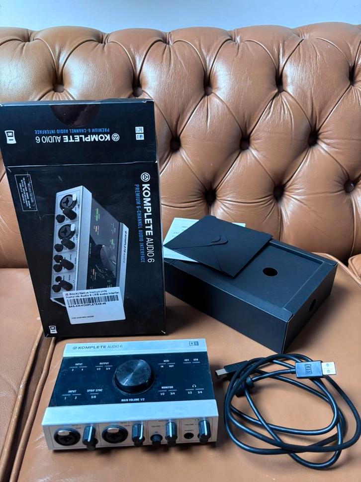 Komplete audio 6, Computers en Software, Geluidskaarten, Gebruikt, Extern, Ophalen